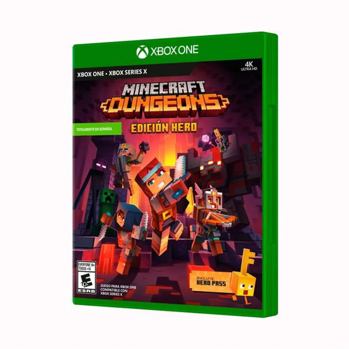 XBOX - Minecraft Dungeons Edición Hero XBox One Xbox Serie X juego fisico