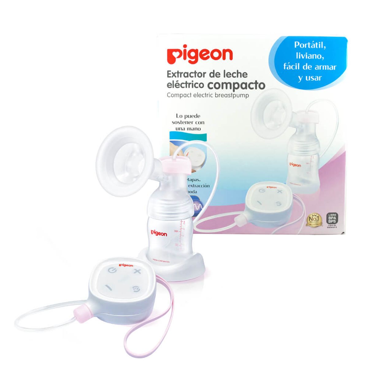 PIGEON - Extractor De Leche Eléctrico Compacto Pigeon