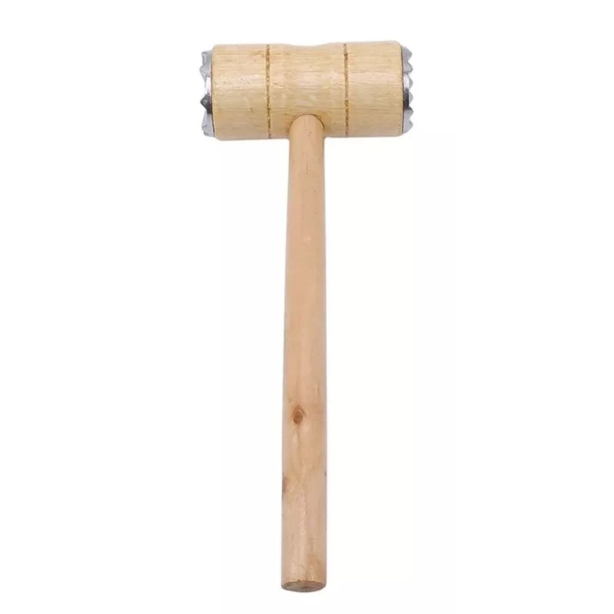 GENERICO - Martillo De Carne Doble Cara Mango Madera Mazo De Carne.