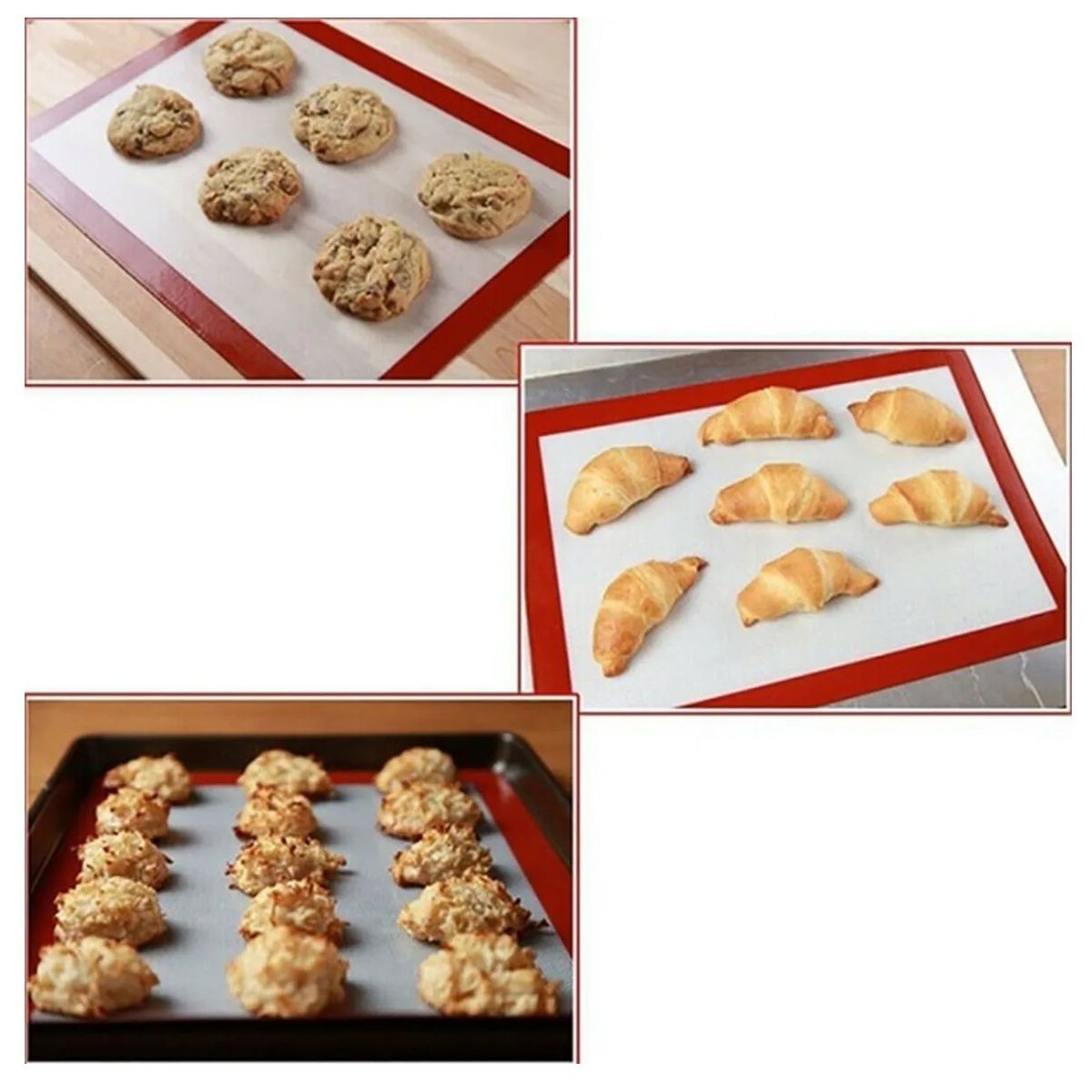 GENERICO - Lamina De Silicona Para Horno Antiadherente Silpat Lamina Para Galleta