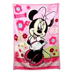 DISNEY - Cobertor de Cuna Minnie Rosado