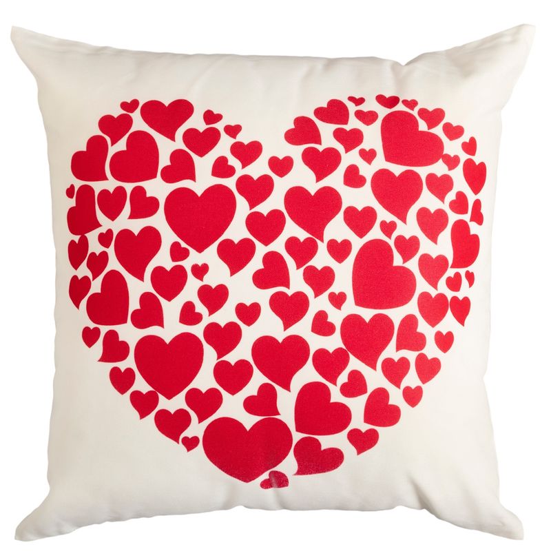 SUEÑO BLANCO - FUNDA  PARA  COJIN 45X45 LATIDOS DE AMOR II