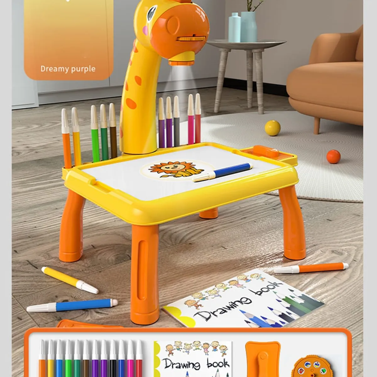 GENERICO - Mesa de Dibujo con Proyector de Luz Mesa Mágica