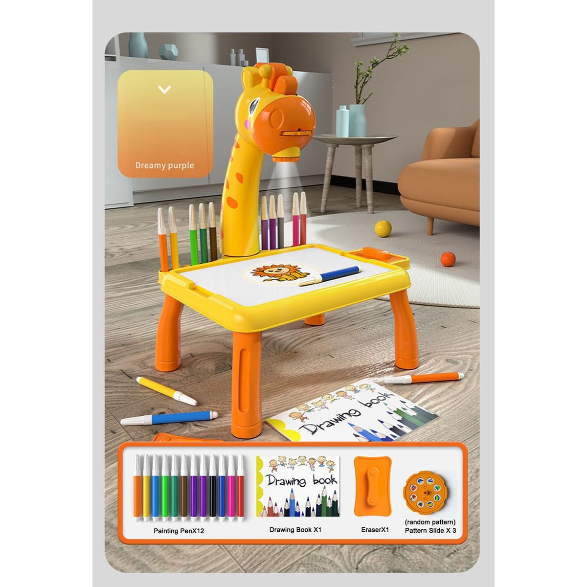 GENERICO - Mesa de Dibujo con Proyector de Luz Mesa Mágica