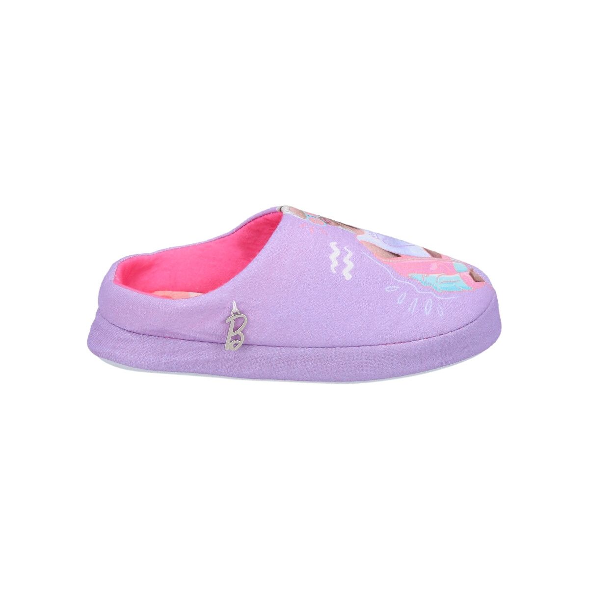 BARBIE - PANTUFLA NIÑA BARBIE VIOLETA.