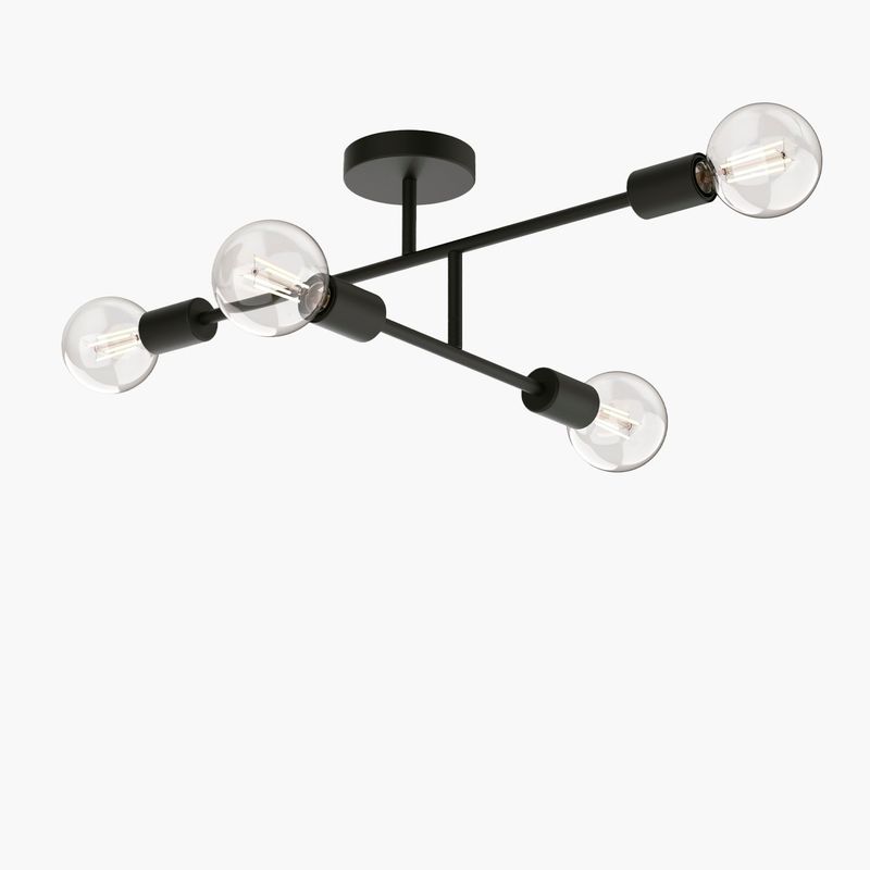 FORM DESIGN - Lámpara de Techo Lexie x4 Negro Form