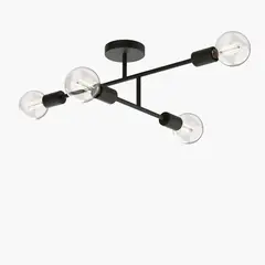 FORM DESIGN - Lámpara de Techo Lexie x4 Negro Form