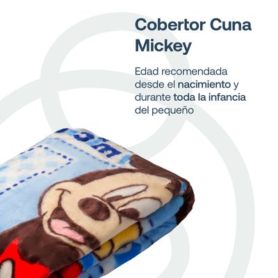 Imagen 2 del producto Cobertor de Cuna Mickey Celeste