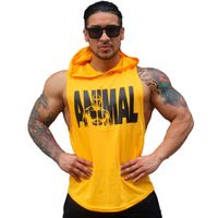Polera Musculosa Animal con Capucha