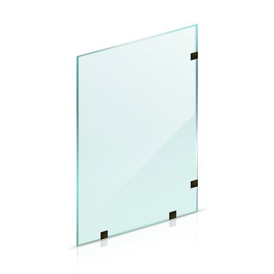 Imagen 2 del producto Shower Door vidrio templado 100x150 cm herraje negro - Civita