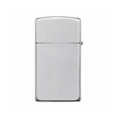 ZIPPO - Encendedor Slim Satin Chrome Plateado ZP1605