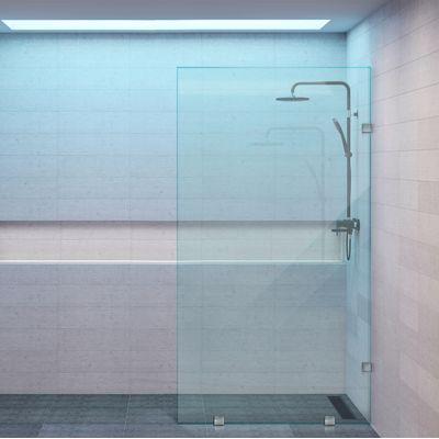Imagen 2 del producto Shower Door vidrio templado 90x190 cm Herraje Inox - Civita