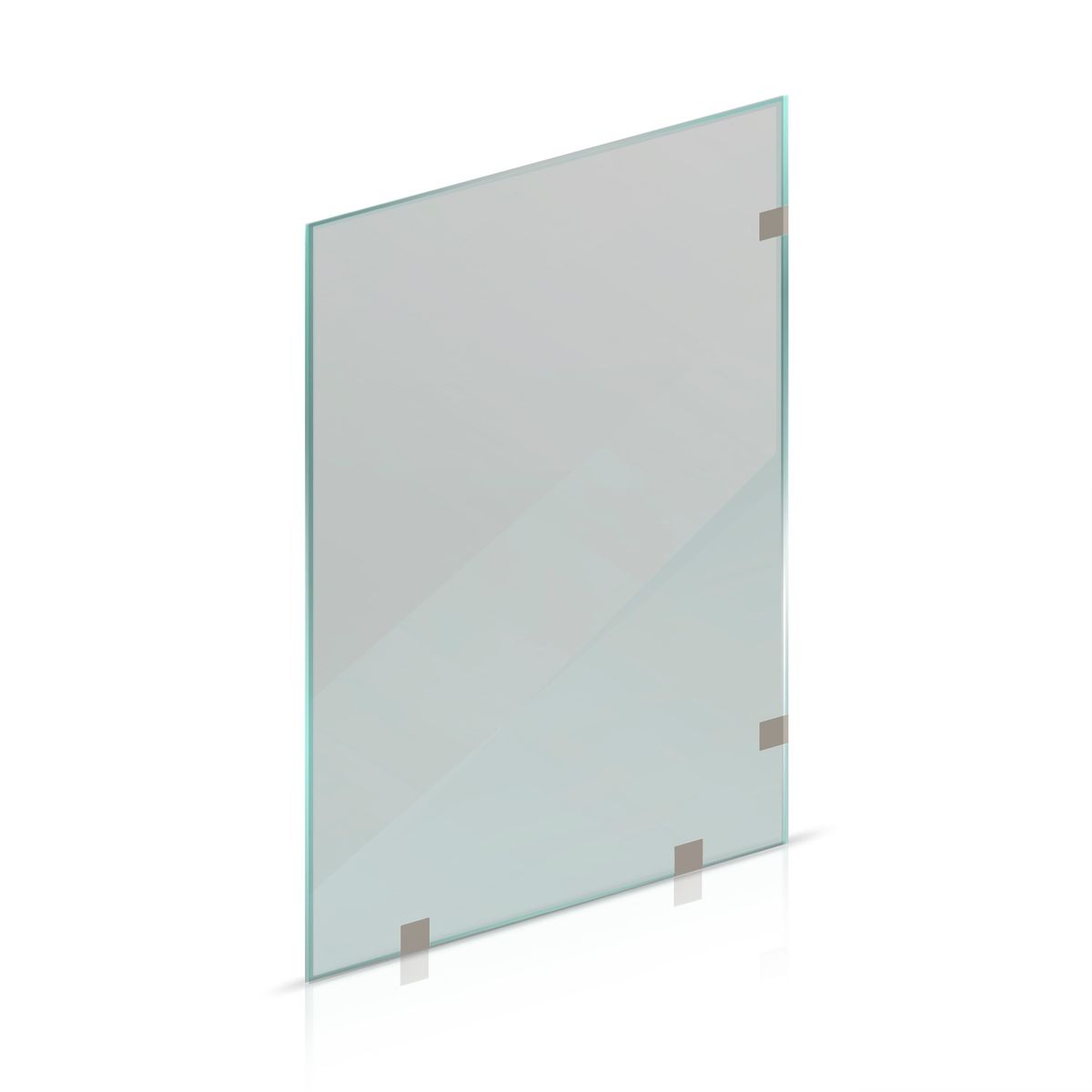 DELL ORTO - Shower Door vidrio templado con empavonado 80x190 cm Herraje inox