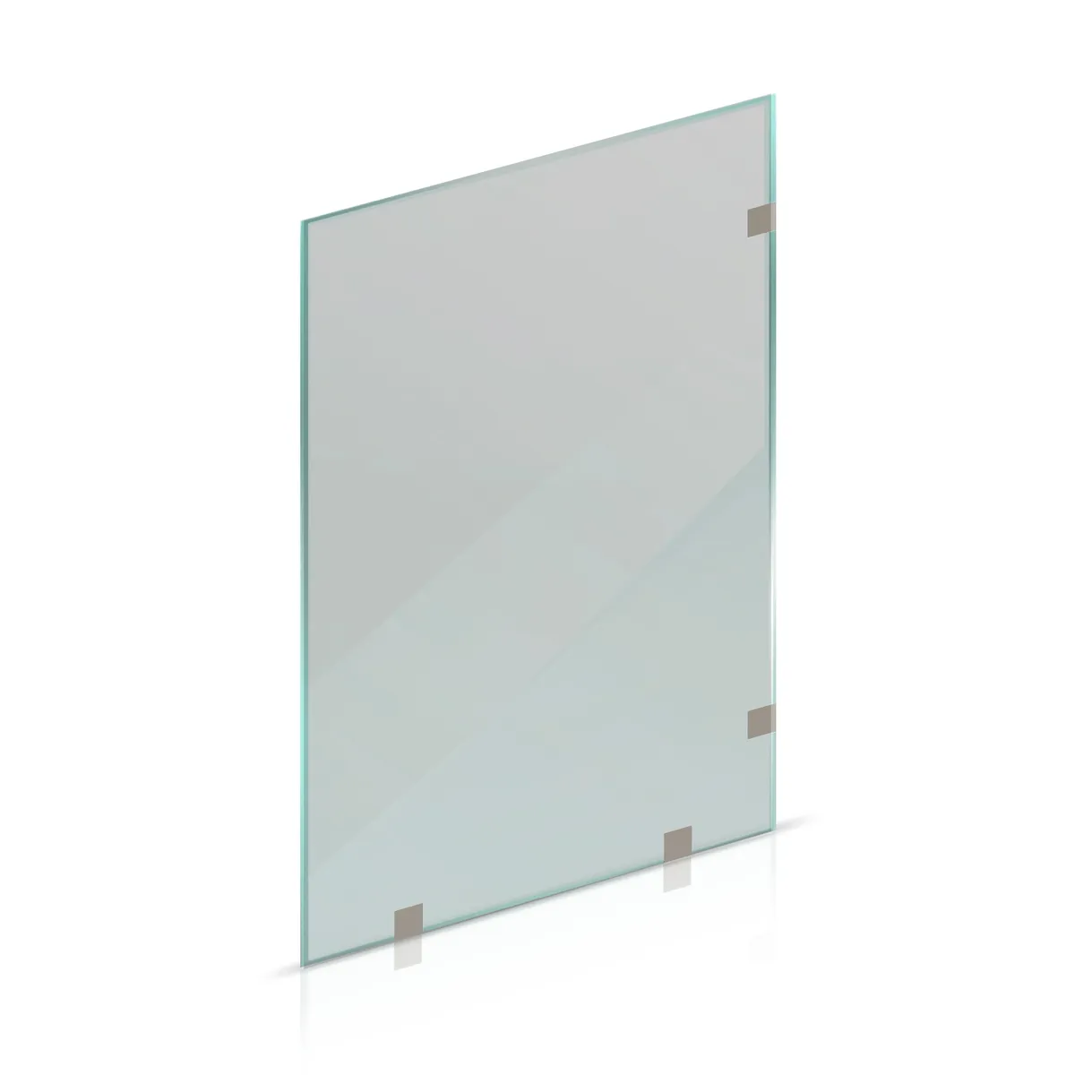 DELL ORTO - Shower Door vidrio templado con empavonado 100x190 cm Herraje Inox