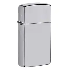 ZIPPO - Encendedor Lighter Slim High Polish Chrome Plateado