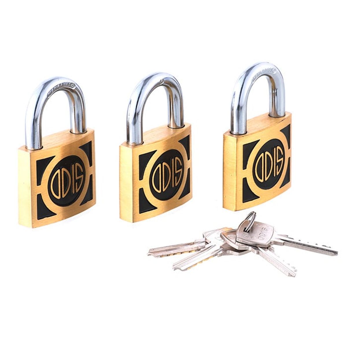 ODIS - Pack 3 Candados Odis 350 50mm - Llaves Iguales