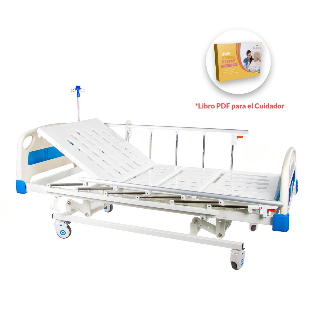 FIRST CARE - CAMA CLÍNICA ELÉCTRICA 4 POSICIONES PRO