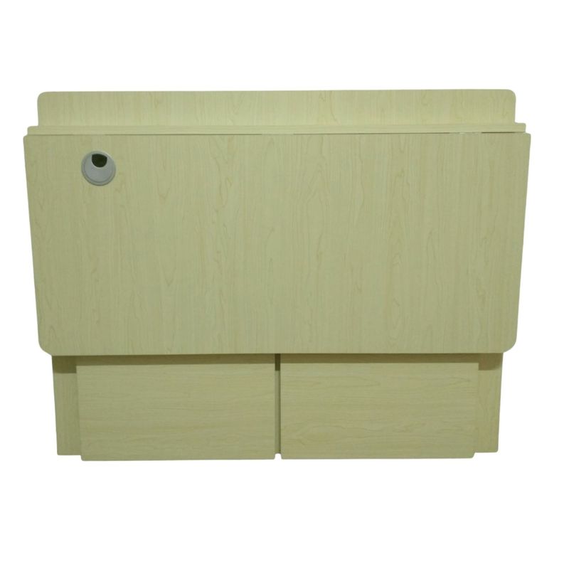 SM - Escritorio Plegable 100 cm Blanco Arce