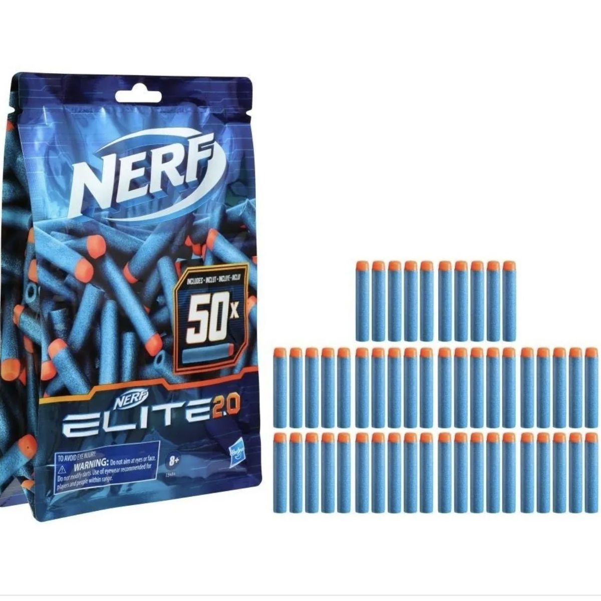 NERF - Nerf Pack 50 Dardos Elite 2.0 - Hasbro