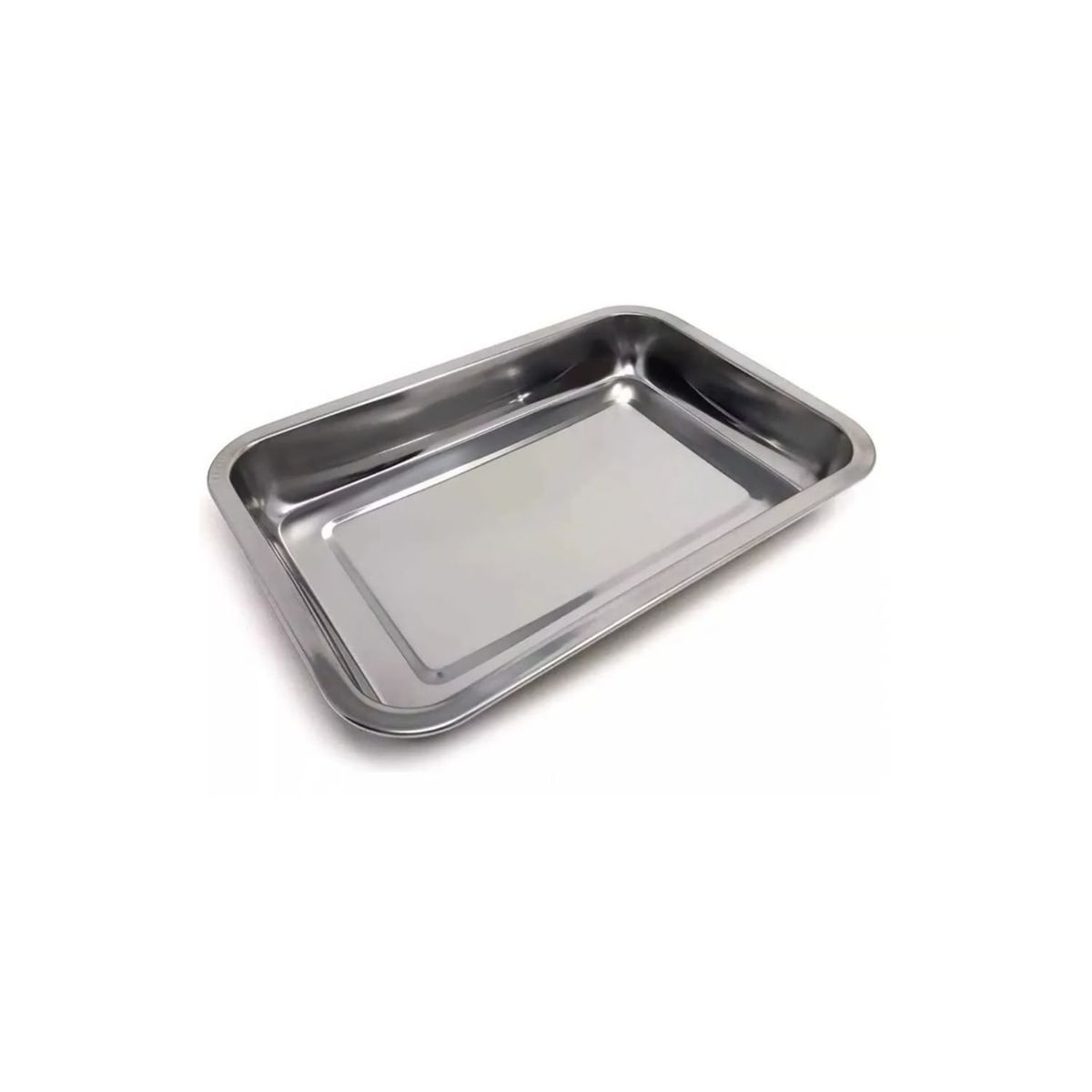 GENERICO - Bandeja Rectangular Fuente De Horno Acero Inoxidable