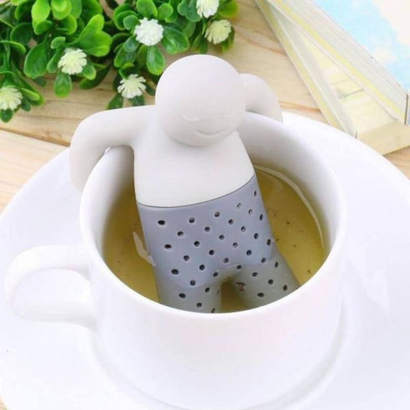 GENERICO - Infusor De Te De Silicona Hombrecito Colador Te