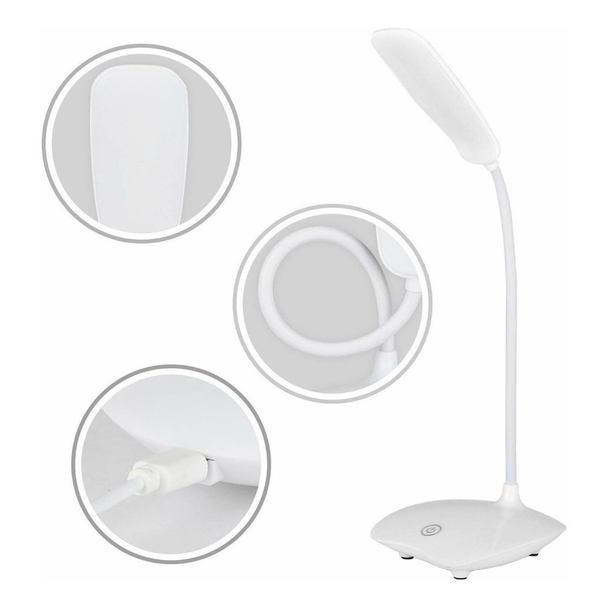 GENERICO - Lámpara Escritorio Led Mesa Cuidado De Los Ojos Usb Lectura