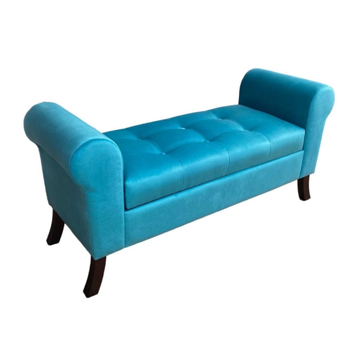 GENERICO - Banqueta Baúl Alejandria Color Turquesa