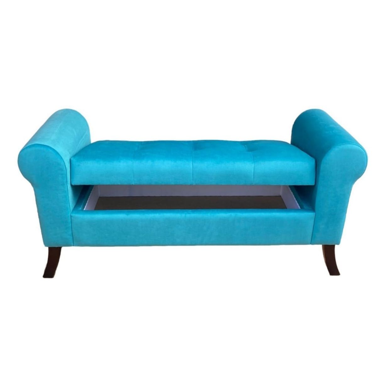 GENERICO - Banqueta Baúl Alejandria Color Turquesa