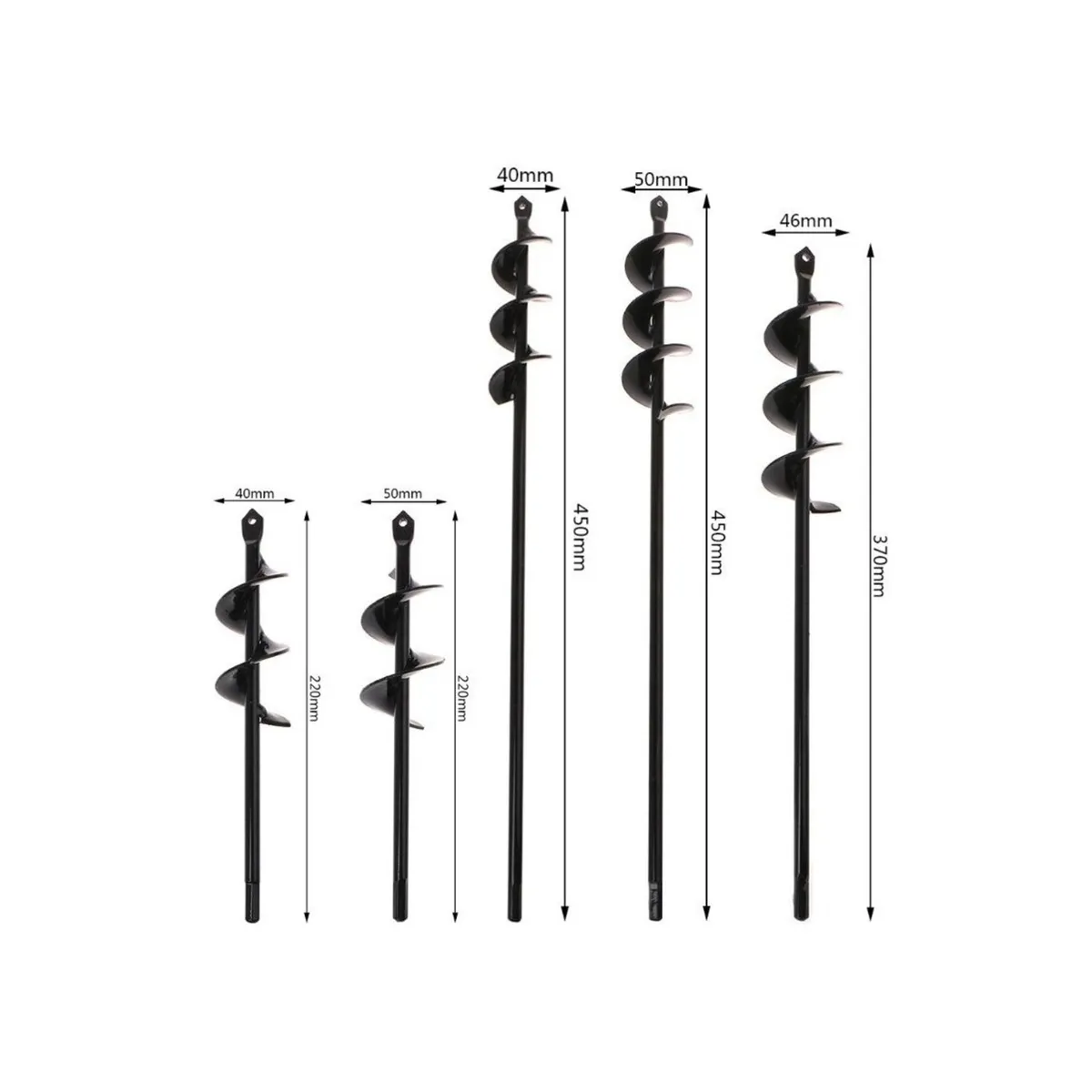 GENERICO - Brocas Ahoyador Plantar Jardín Para Taladro Común 4x45