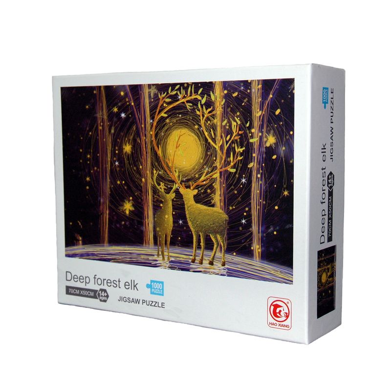 VARIOS - Puzzle Rompecabeza 1000 piezas diseño Deep forest elk