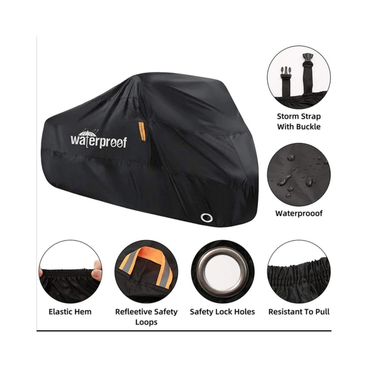 GENERICO - funda cobertor impermeable para bicicletas scooter Bicimotos