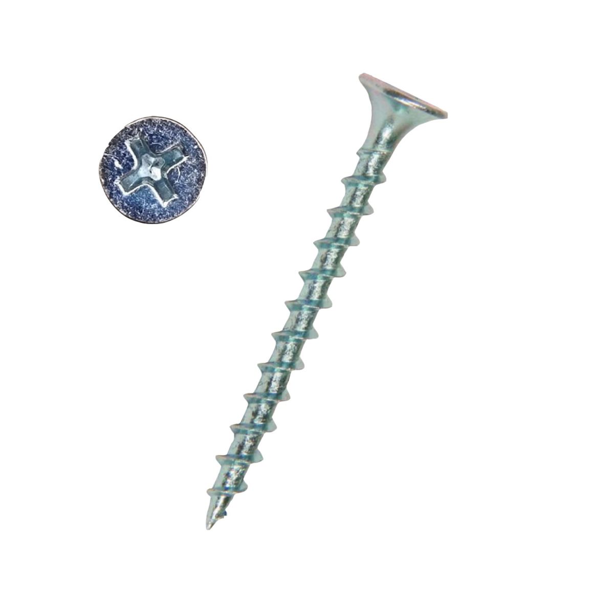 GENERICO - Tornillo 6x1 5/8 CRS Zincado Rosca Gruesa x 100 unidades