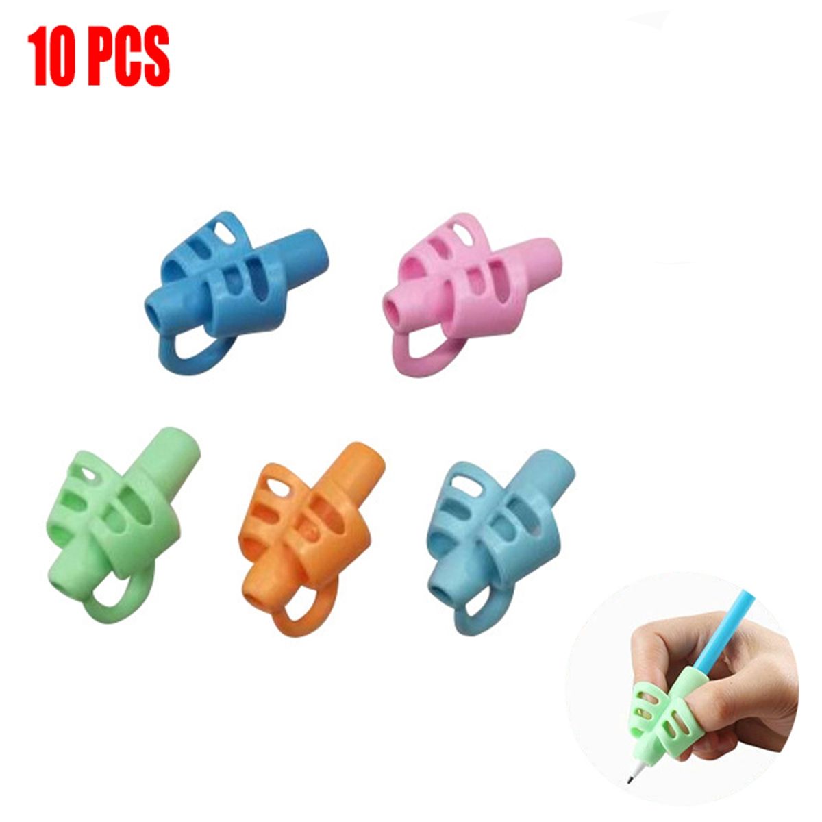 KUANGYE - 10 Adaptador Ergonómico Para Tomar Lápiz Grip Agarre