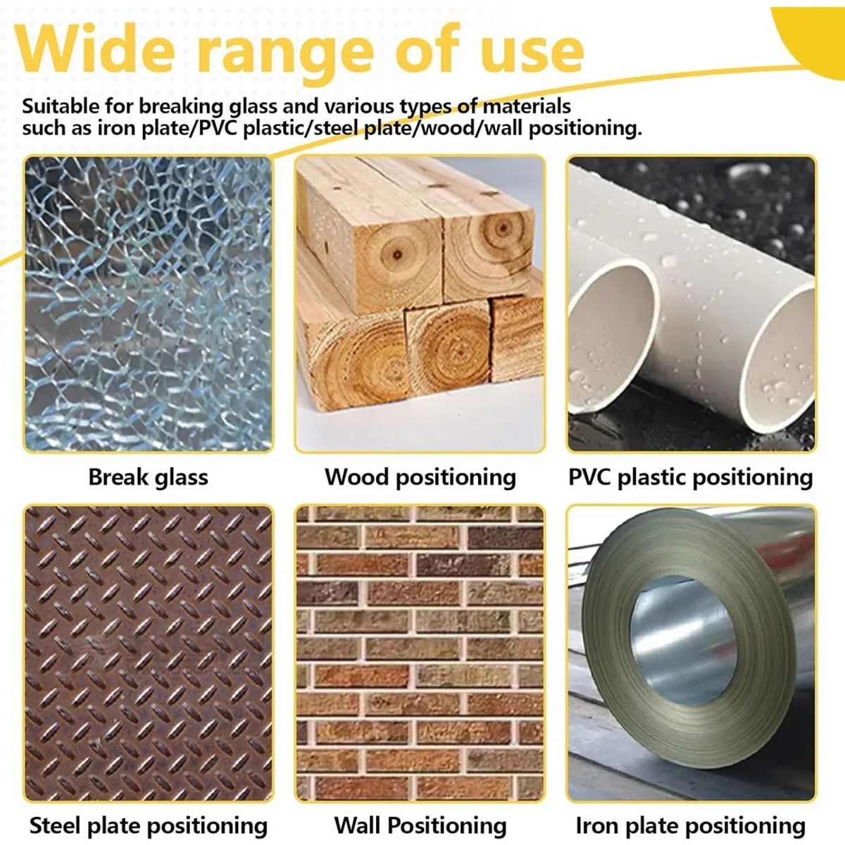 KUANGYE - Punzón Punto Centro Automático Trabajos Pesados Ergonómico