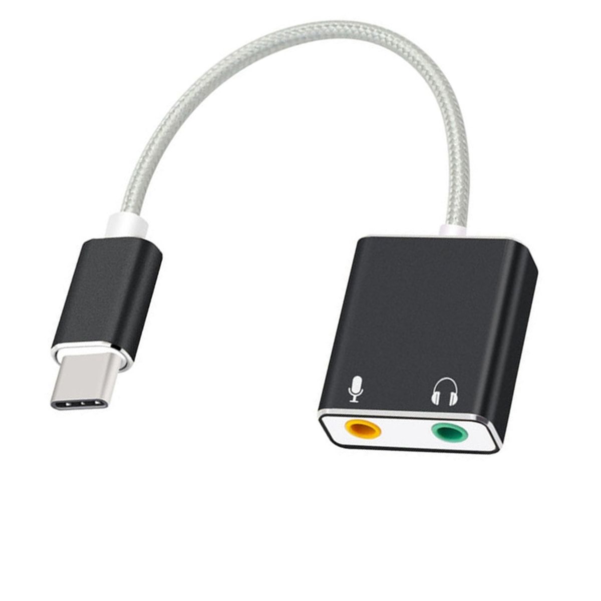 KUANGYE - Tarjeta De Sonido71 Conector Usb C Audio Y Micrófono 35mm