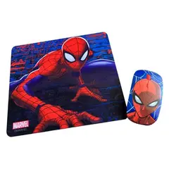 MARVEL - Kit Mouse Inalambrico y Mouse Pad Spider Man 2