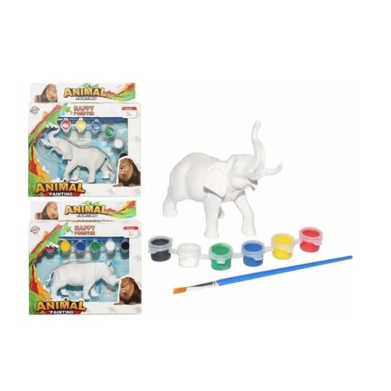 GENERICO - Set Para Pintar Animales Para Niños Incluye Pintura Y Pincel