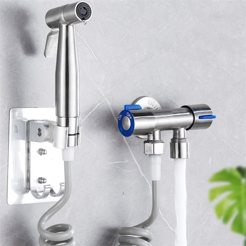 AIZO - Juego Completo Con Llave para WC Y Pulverizador De Bidet