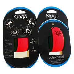 GENERICO - Pulsera Led Running y Ciclismo Roja
