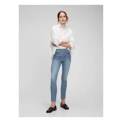 GAP - Jeans Mujer Skinny Light Índigo Azul