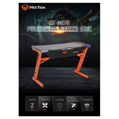 Imagen 2 del producto Escritorio Gamer MT-DSK10 Black Orange