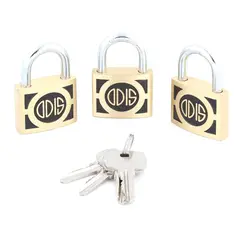 ODIS - Pack 3 Candados 340 40mm Llaves Iguales