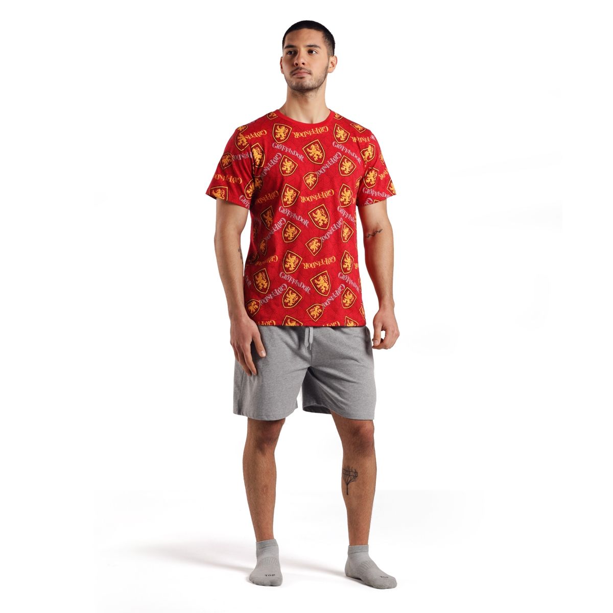 TOP - Pijama Algodón Hombre Verano Gryffindor C3 Top