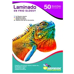 IMPRINK - Laminado en Frio Transparente Glossy A4 50 Hojas