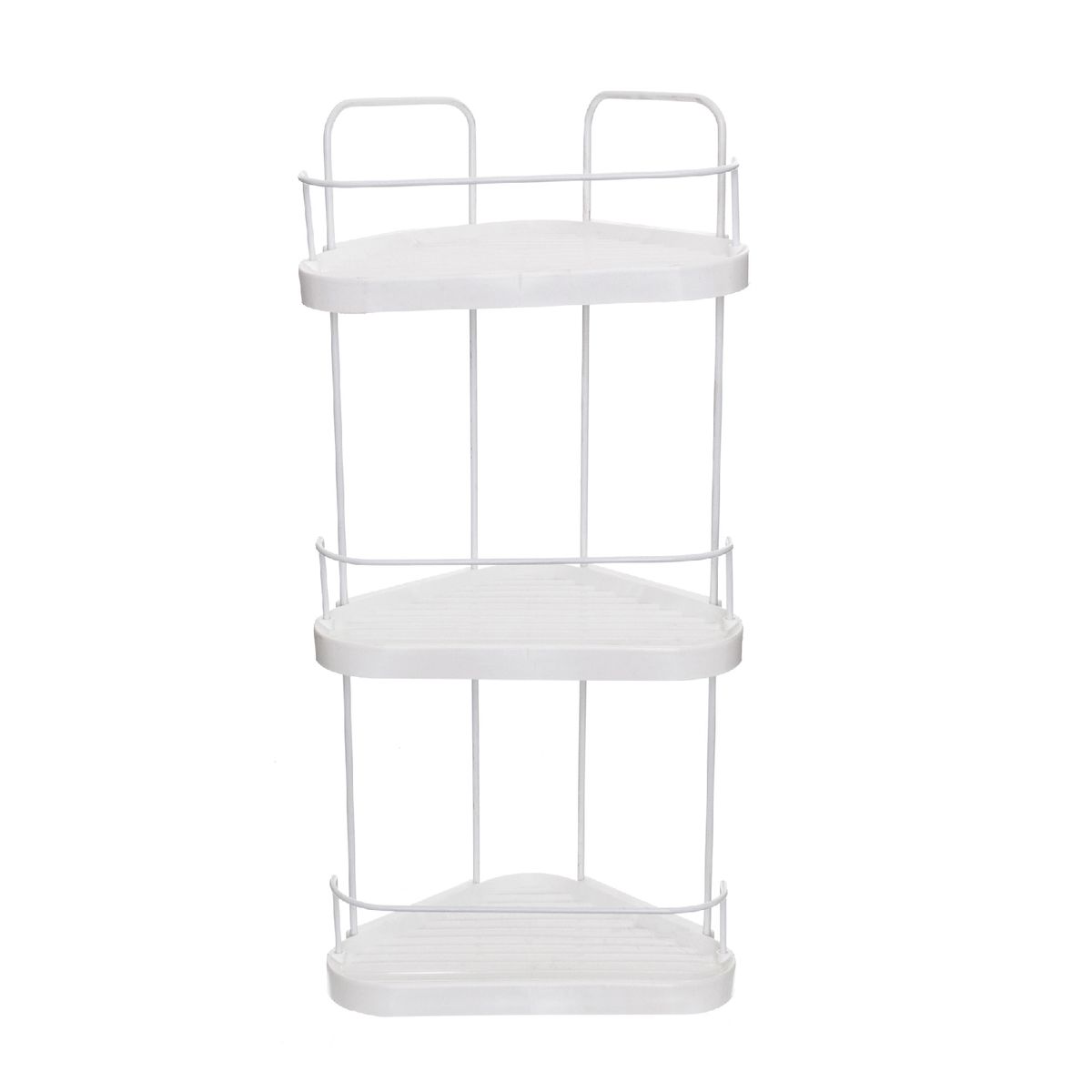 METALTRU - Esquinero para ducha 3 niveles blanco