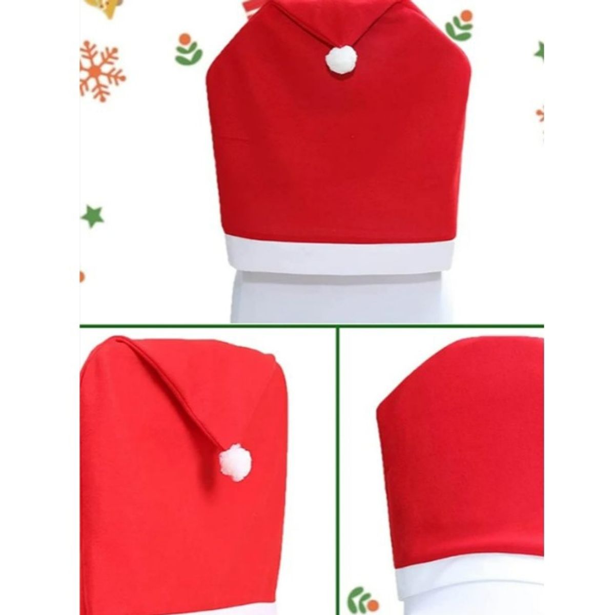 GENERICO - Set Pack 02 Fundas De Navidad Forro Para Silla