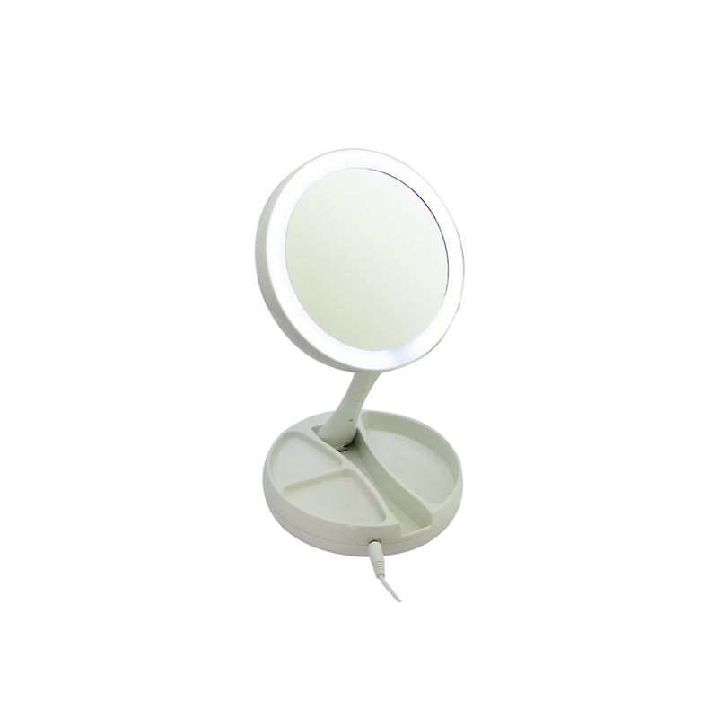 GENERICO - Espejo Maquillaje Aumento Iluminado Led GENERICO