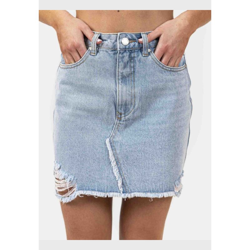 RIP CURL - Falda 6L823 Mujer Celeste Rip Curl