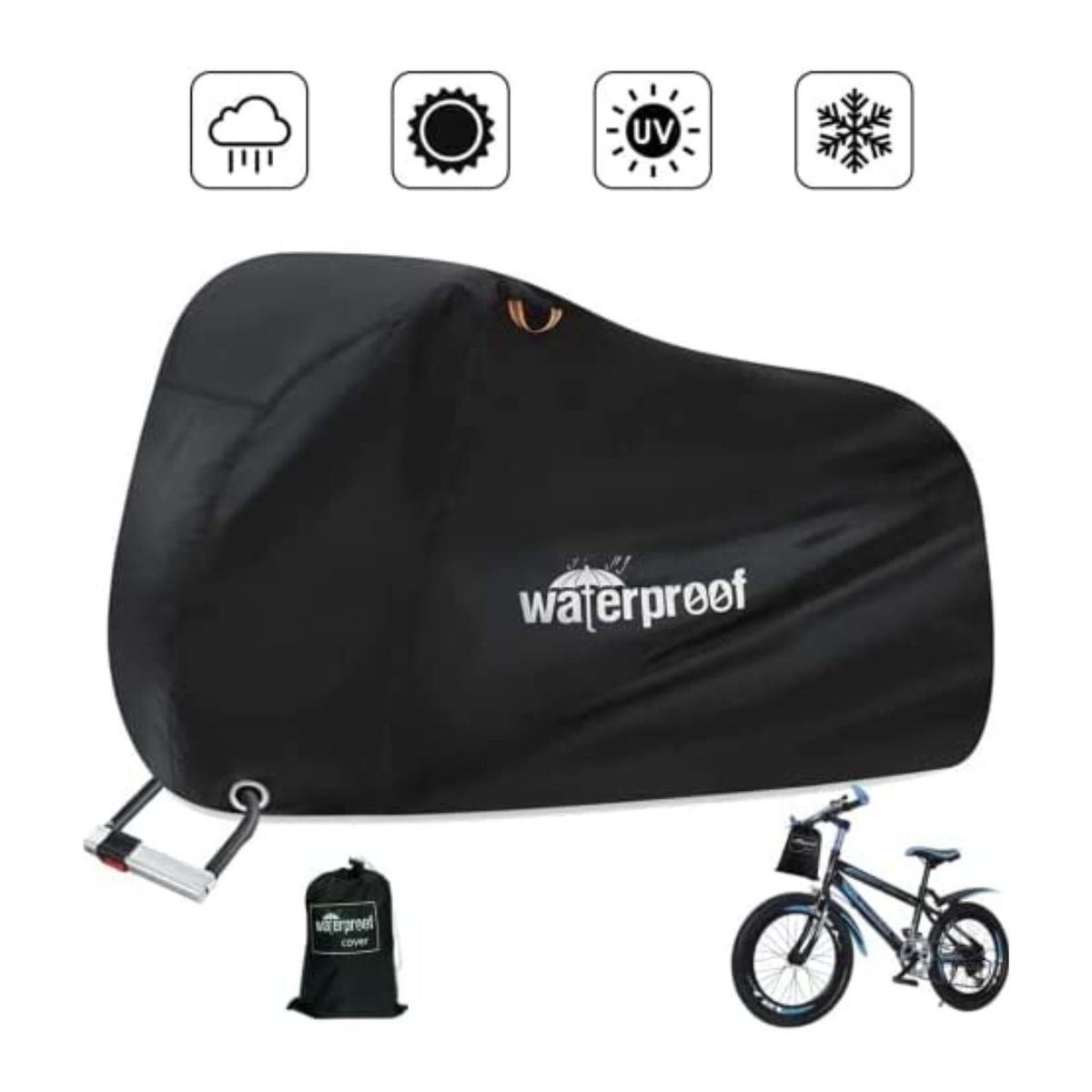 GENERICO - funda cobertor impermeable para bicicletas Scooter bicimotos