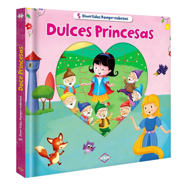 LEXUS - Libro Dulces Princesas Rompecabezas.  Lexus